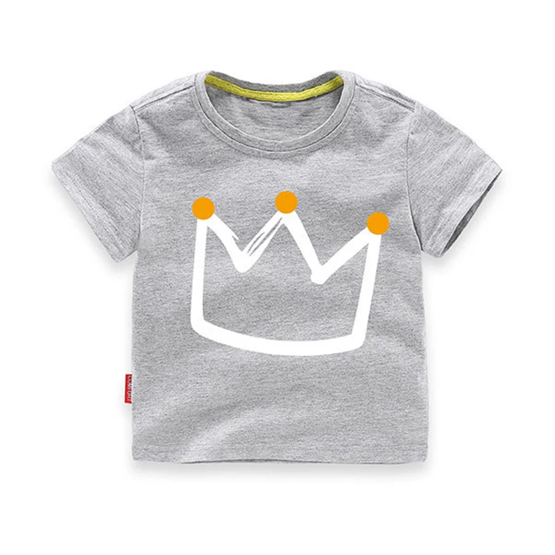 Brand Summer Baby Boy Children's T Shirt Geometry Pattern T-Shirt Kid Casual Sports Top Tees Active Cotton Tee Shirts for Teens |