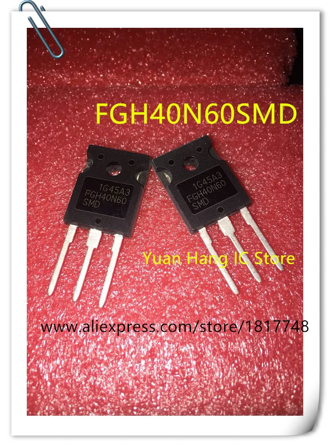 10pcs FGH40N60SMD FGH40N60 SMD 40N60 IGBT 600V TO-247