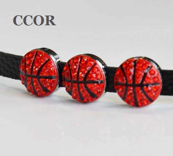 CCOR 5 шт. DIY Аксессуары 8 мм отверстие Стразы 15 * баскетбольная горка Подвески Бусины