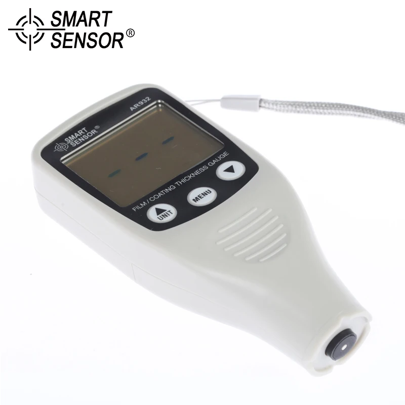 Smart Sensor AR932 цифровой Толщина датчик Краски покрытие Guage метр Диапазон 0-1500um F/N зонд