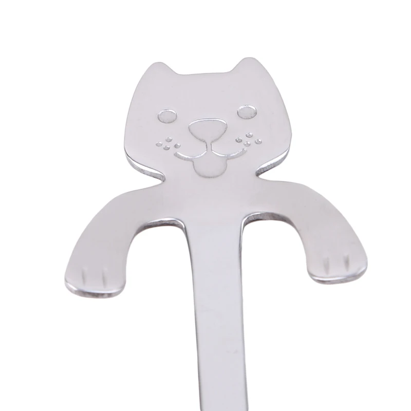 Stainless Steel Cartoon Dog Spoons Creative Ice Cream Dessert Long Short Handle Coffee&ampTea Spoon Tableware Kitchen Tool | Дом и сад