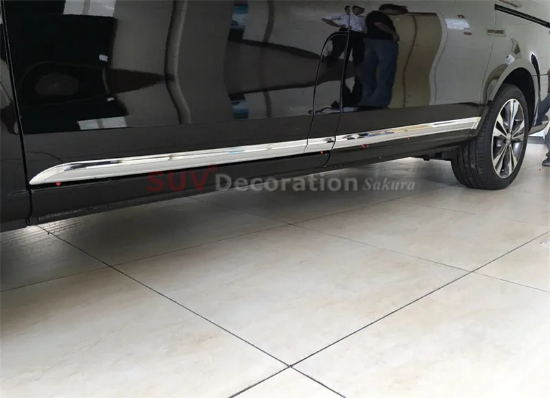 Для Mercedes-Benz V-Class Metris W447 2014-2018 ABS аксессуары внешний корпус автомобильной двери под