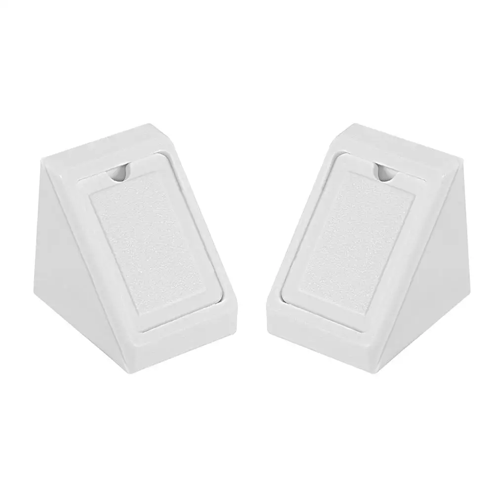 Uxcell 50 шт./100 шт. 20x20x17 5 мм пластиковая стандартная полка дверь шкафа 90 градусов 2