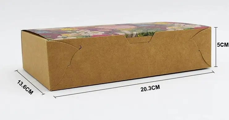 20 шт./упак.: 3x13 6x5 см обувь с крупными цветами 6 пакет коробки для тортов и пирожных