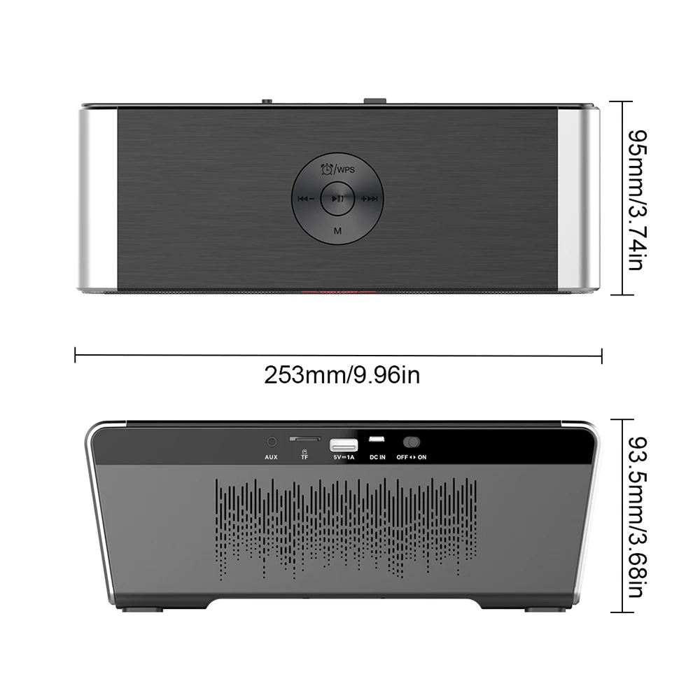 20 Вт Bluetooth 4 1 динамик беспроводной HIFI портативный Особенности: модный внешний вид