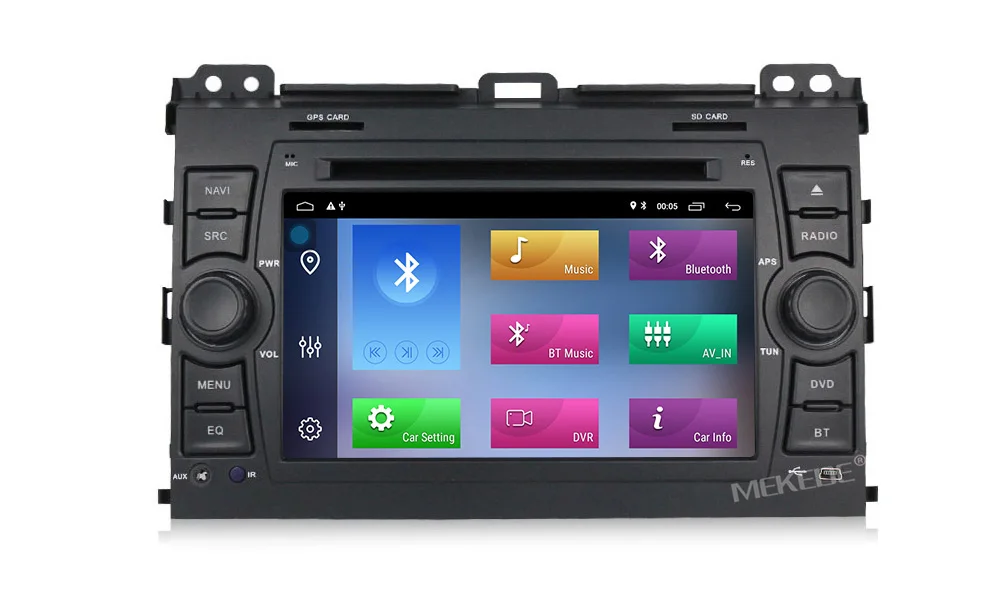 Новое поступление! Mekede android 9,1 Автомобильная Мультимедийная система для Toyota Prado 120 2004-2009 с 2 Гб+ 32 ГБ gps навигация радио плеер