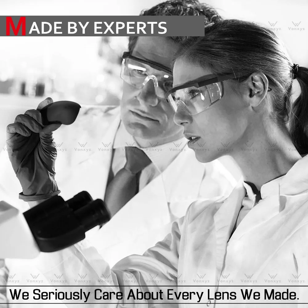 Vonxyz 24K зеркальные поляризованные Сменные линзы для очков-оправа 2 оправа | Линзы