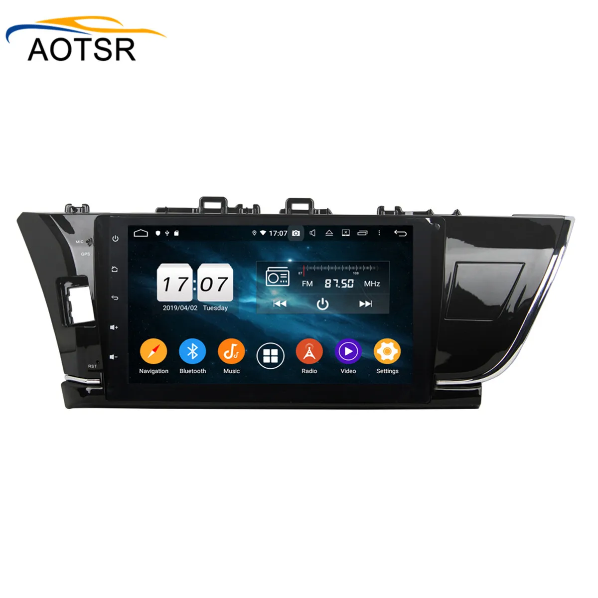 DSP 4 + 64G Android 9 0 автомобильный dvd gps навигатор для Toyota corolla 2014 2015 Радио Стерео Аудио