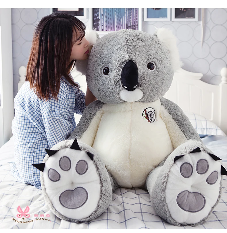 Высококачественные товары огромная 140 см цвет серый мягкая подушка для обнимания