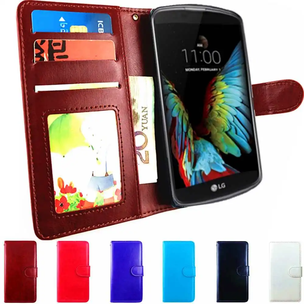 Чехол книжка для LG K10 2016 чехол LTE K430 K430ds K 10 телефона K410 4G K420n кожаная сумка