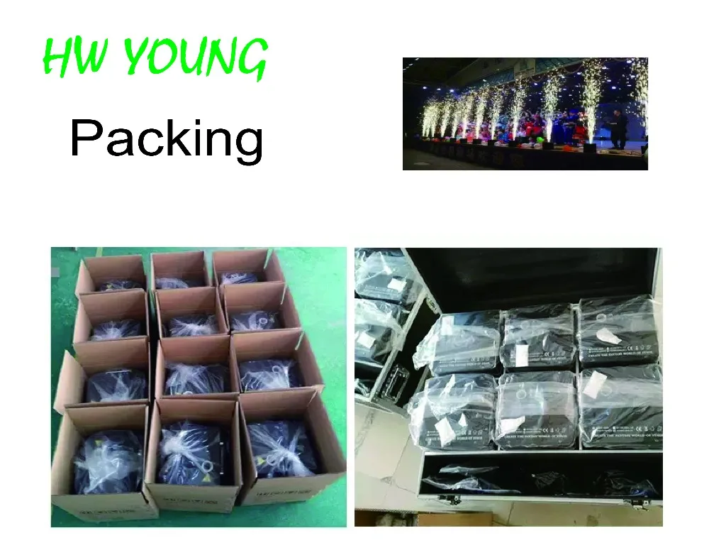 HWyoung 50 мешков/200 г оптовая продажа ti порошок холодная Искра фейерверк машина Свеча