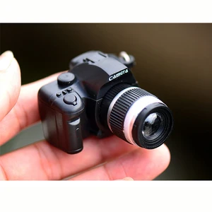 Новинка, Светодиодный светящийся подвесной брелок со звуком, аксессуары для сумки, пластиковые игрушечные брелки для камеры, автомобиля, детская игрушка для цифровой зеркальной камеры