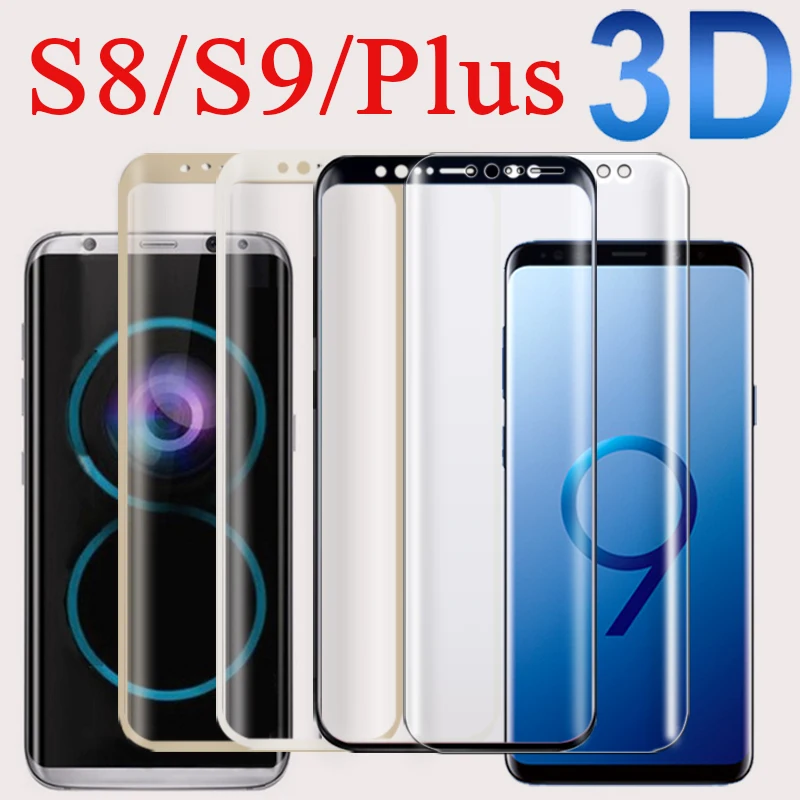 3D Защитное стекло для samsung s8 Защитная пленка для экрана galaxy s9 plus samsun verre tremp s 8 9 защитная пленка