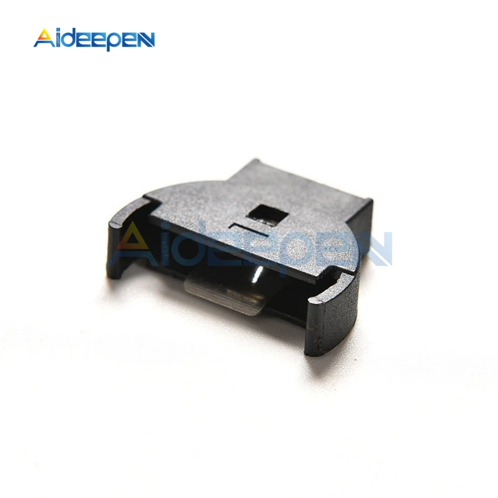 

10Pcs Black Plastic CR2032 2032 3V Cell Coin Battery Socket Holder Case Battery Boxes