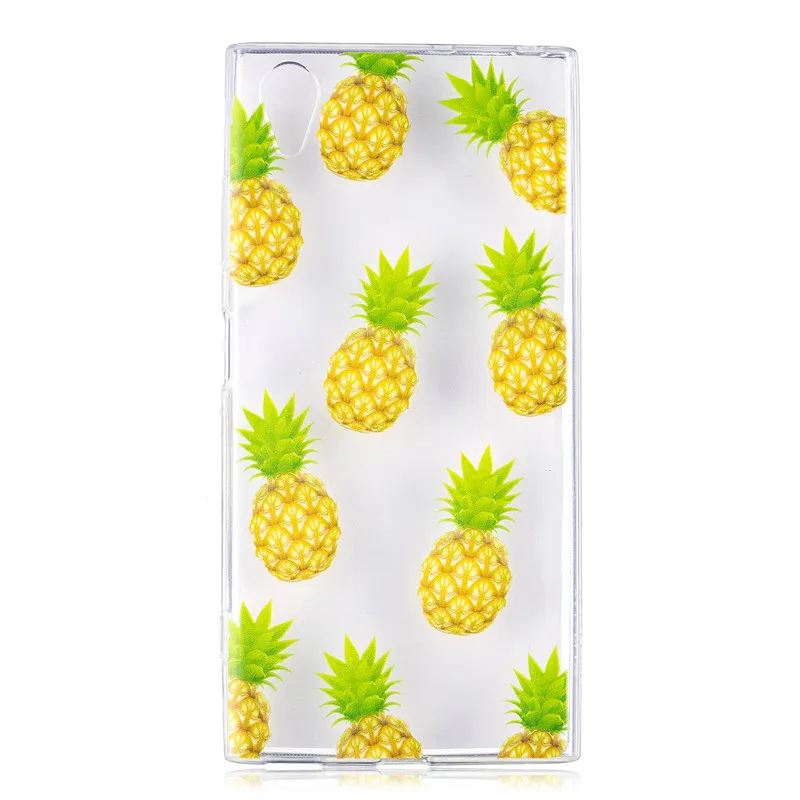 Case for Sony Ericsson XA1 Plus Transparent Soft TPU Silicone Back Phone Cover Painted mobile phone bag | Мобильные телефоны и