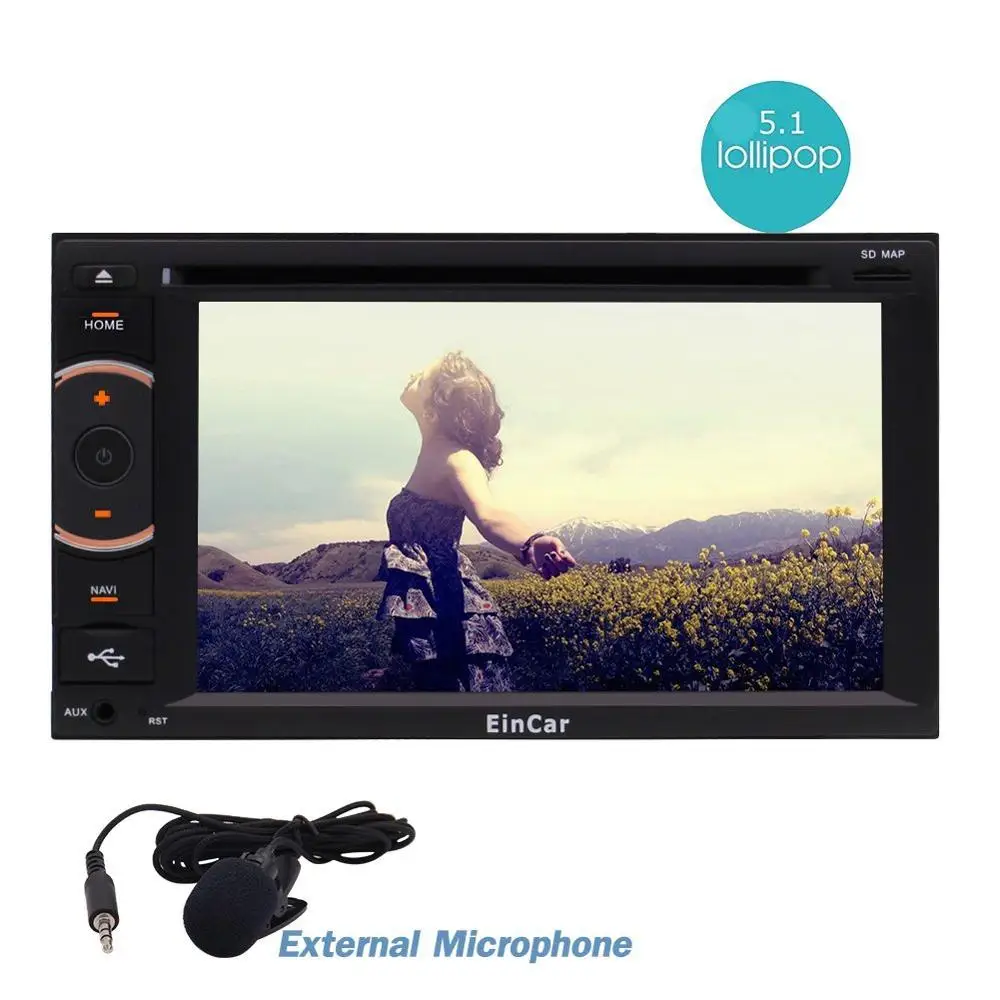 Eincar Android 8 окта core DDR3 2GB ram головное устройство 2Din автомобильный DVD стерео gps