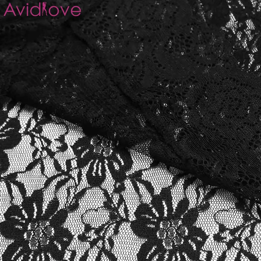 Женское сексуальное нижнее белье Avidlove Сетчатое Эротическое с открытой спиной