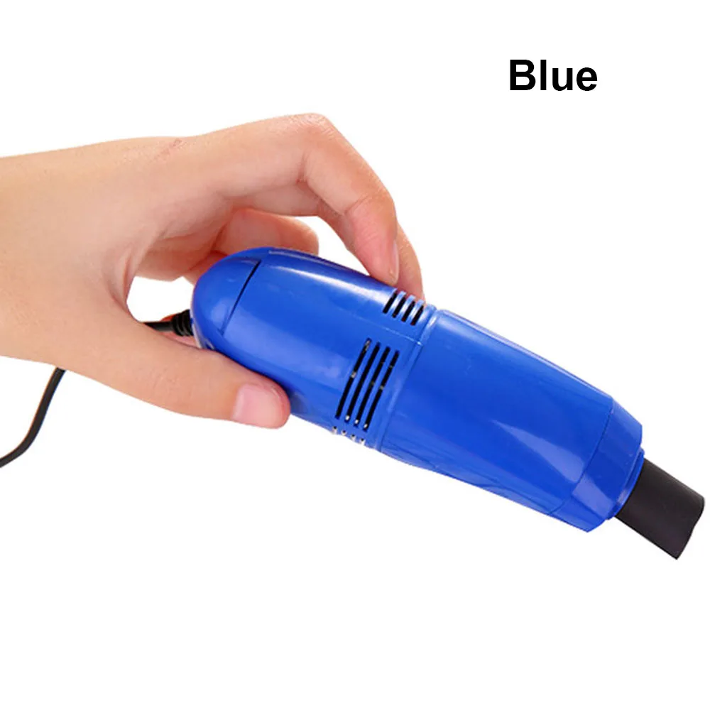 Blue Новая мода мини компьютер пылесос USB клавиатура очиститель ПК ЩЕТКА для ноутбука пылеочиститель комплект для ноутбука Настольные компьютеры клавиатуры - Цвет: Blue