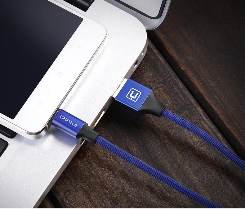 Cafele Micro USB кабель для зарядки мобильного телефона для samsung Xiaomi huawei кабель синхронизации данных Android Micro кабель 30 120 180 см