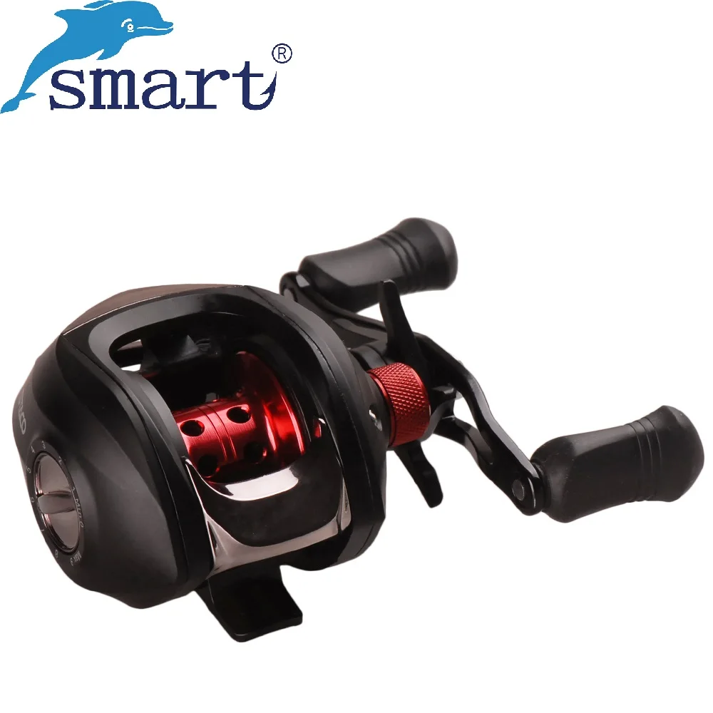 

Smart Baitcasting Reel 6.3:1/12+1BB Fishing Reel Aluminum Spool Steering-wheel Molinete Para Pesca Moulinet Peche Feeder Coil