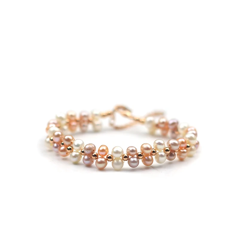 Женский браслет с пресноводным жемчугом MADALENA SARARA 4 5 мм A +|Плетеные браслеты| |