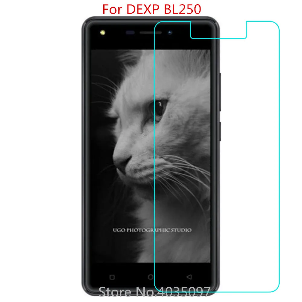 Закаленное стекло 9H 2.5D для DEXP BL250 1 шт. Высококачественная Защитная пленка