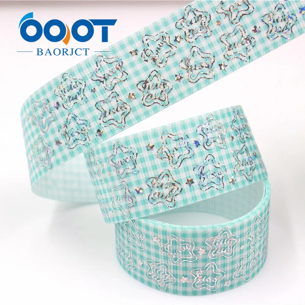 OOOT BAORJCT G-18609-385 25 мм 10 ярдов лазерная серебряная в форме сердца с принтом love