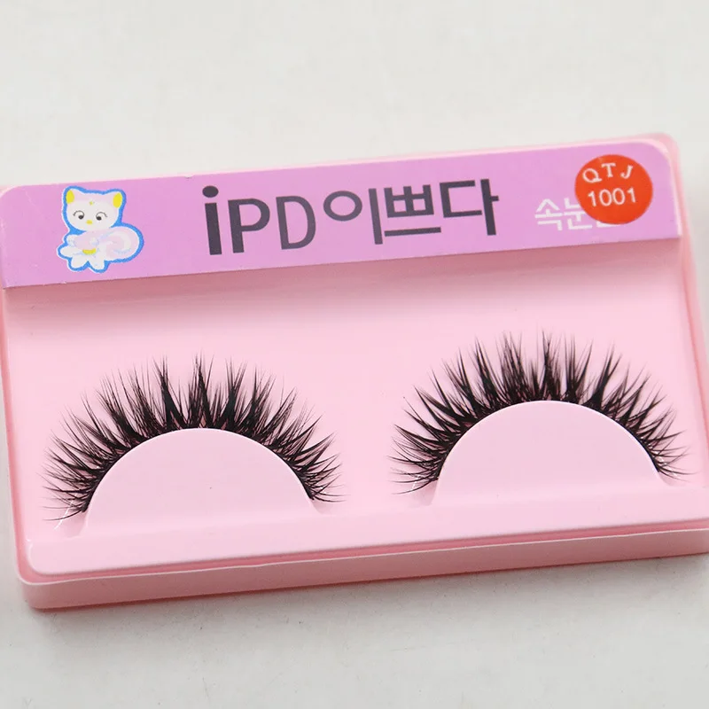 Шифрование натуральные накладные ресницы Ежедневно телесный макияж сценический