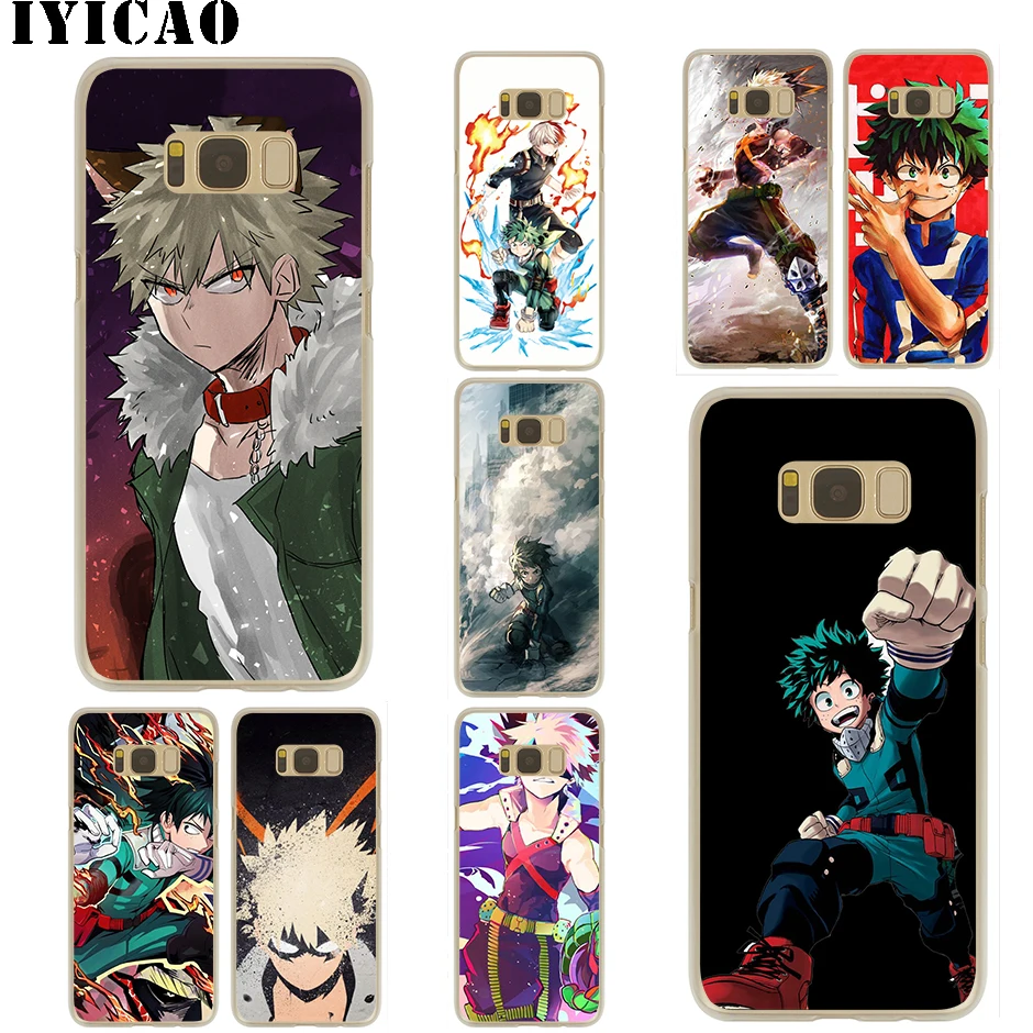 IYICAO аниме мой герой Academia2 жесткий чехол для Samsung Galaxy S10e S10 S9 S8 Plus S6 S7 Edge Note 9 8 10