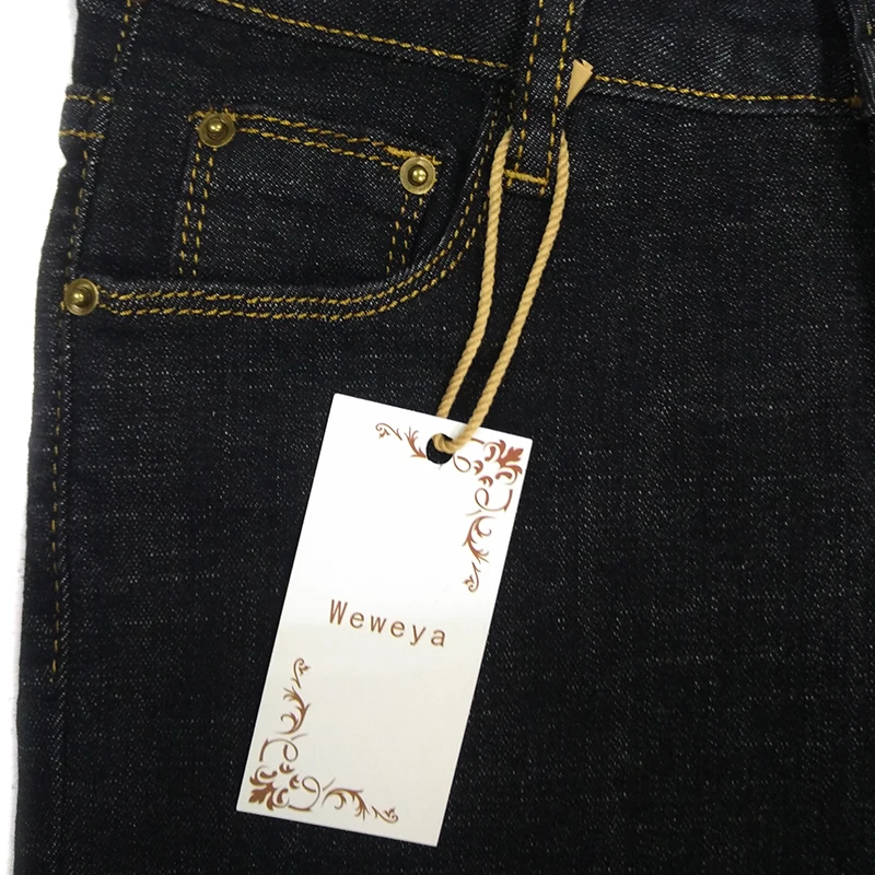 Женские джинсы Weweya с высокой талией женские высокоэластичные черные потертые