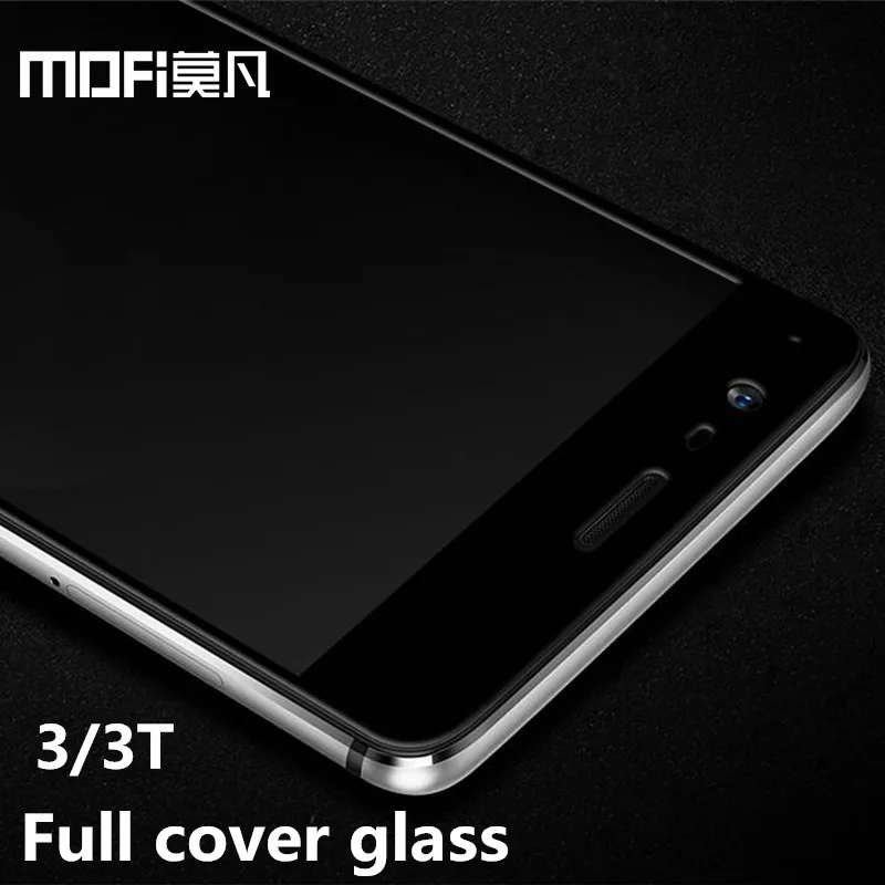Oneplus 3 t стекло полное покрытие закаленное oneplus защита экрана белое черное MOFi one plus