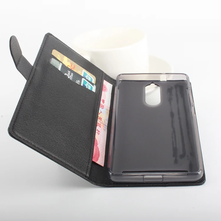 For Lenovo K5 Note Phone Case Folio Flip Pure Color Lichee Pattern PU Leather Wallet Cover Cash/Card Slots SH | Мобильные телефоны