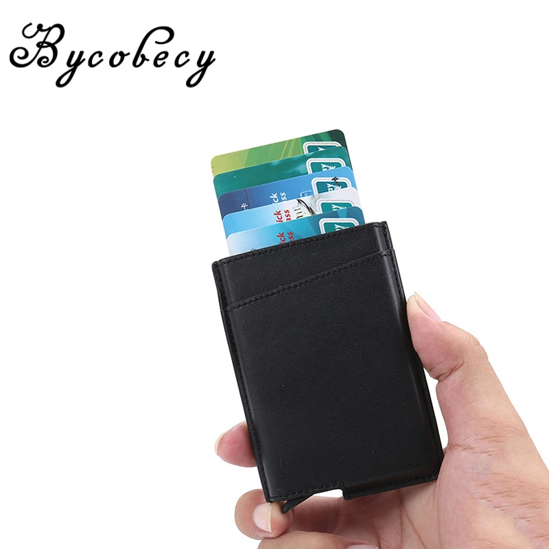 BYCOBECY 2019 Новое поступление ID Держатель карты модные кошельки для карт мужчин из