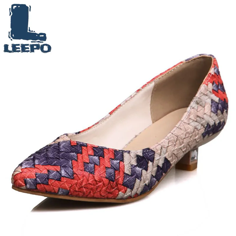 Женская обувь на каблуке рюмочка Элегантные женские модельные туфли