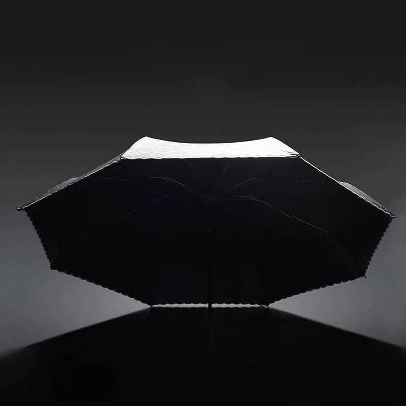 Мини Капсула Карманный легкий зонт женский ветрозащитный пять складных зонтов