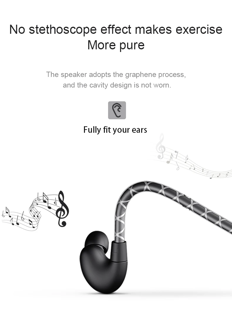BS137 bluetooth наушники Born для спорта Бег беспроводной bluetooth 5,0 наушники гарнитура с микрофоном шейным ремешком