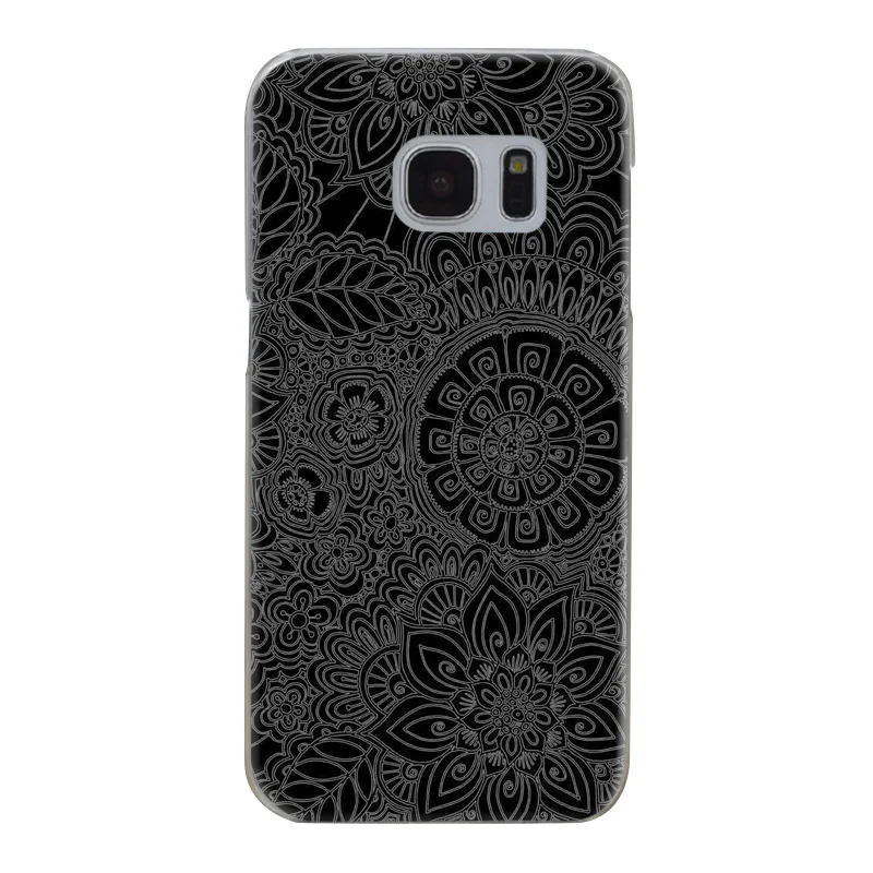 H414 крутой 3d Pattern Прозрачный жесткий чехол для Samsung Galaxy S Note 3 4 5 6 7 8 9 Edge Plus |