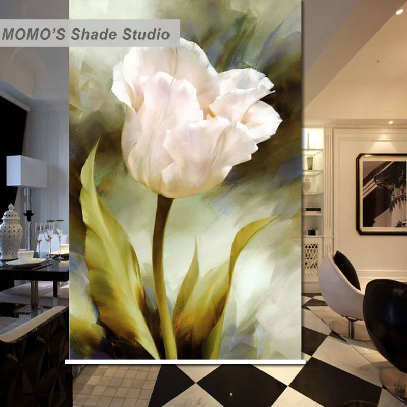 MOMO рождественские жалюзи затемненные дизайнерские оконные Рисованные шторы