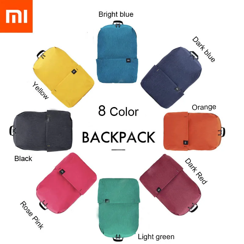 Новый рюкзак Xiaomi 10 л сумка для города отдыха спортивная нагрудная вес малый объем