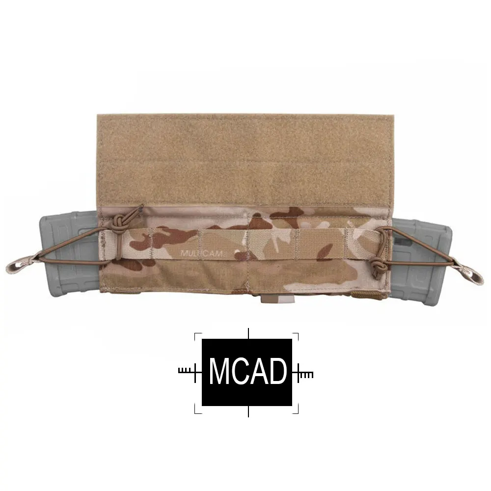 MCAD EMERSONGEAR Тактический Магнитный чехол с боковым вытягиванием подсумок M4 тактический Molle Mag крюк и петля боевой Мультикам EM9044 - Цвет: MCAD