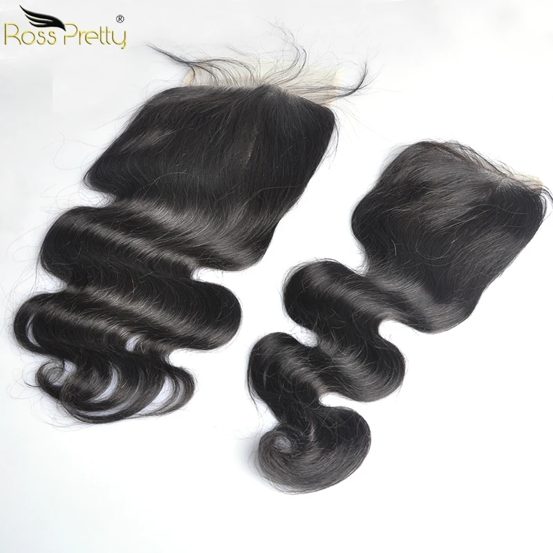 Прозрачный швейцарской кружева 6*6 Росс Довольно Remy бразильский объемная волна