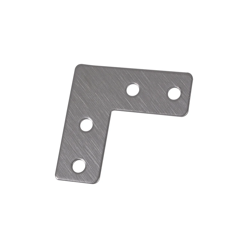 10 Pieces Stainless Steel 40 x 40mm Silver T Shape Brace Brackets Mending Plates Repair Fixing Joining Match with Screws | Обустройство