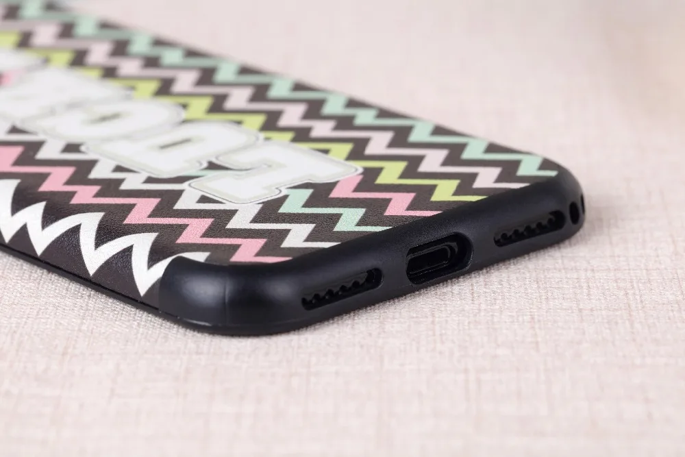 Модные геометрический Lucky мягкий тонкий Coque задняя крышка для Apple iPhone 7 Plus чехол