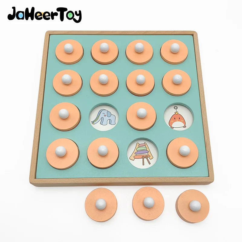 

JaheerToy Memory Game Puzzle of Wooden Toys for Early Childhood Education Ghess Game