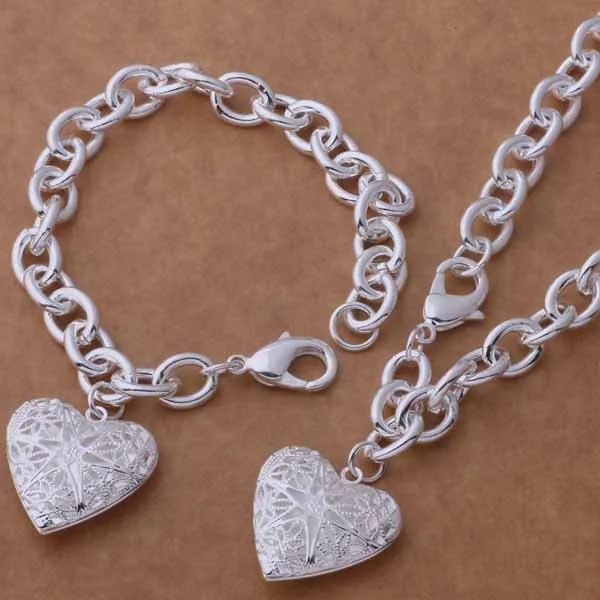 Лидер продаж наборы ювелирных изделий AS390 из стерлингового серебра ожерелье и