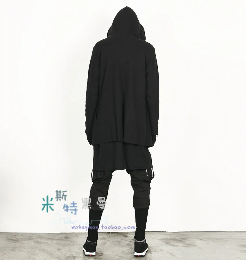 S ~ 5XL! Новые мужские модные нерегулярные с имитацией двух отдельных изделий