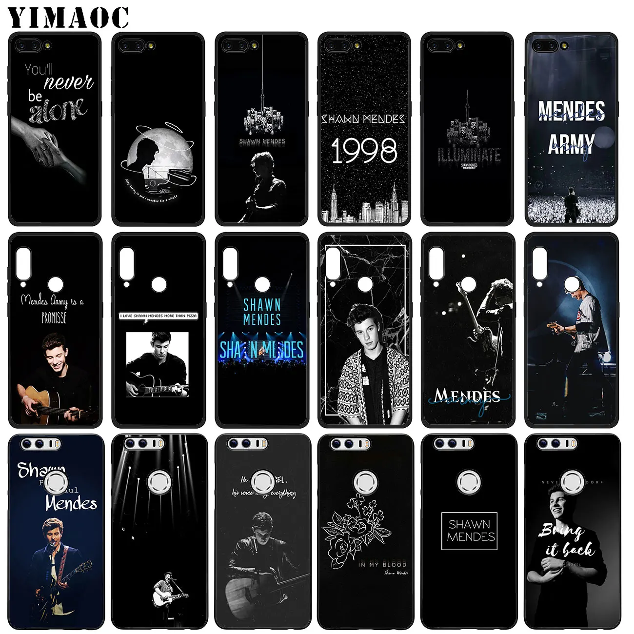 YIMAOC songwriter Shawn Mendes Мягкий силиконовый чехол для телефона Huawei Honor 20 Pro 8C 8X 8 9 9X 10 Lite 7X 7A
