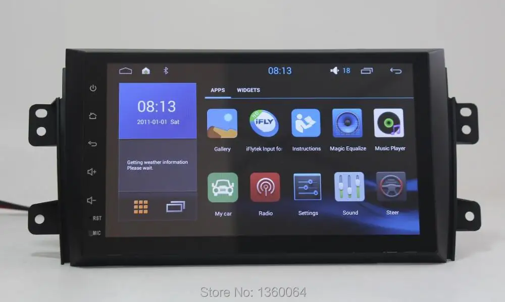 9 дюймовый 1024*600 четырехъядерный Android 7 0 для SUZUKI SX4 2006 2007 2008 2009 2010 2011 2012 2013
