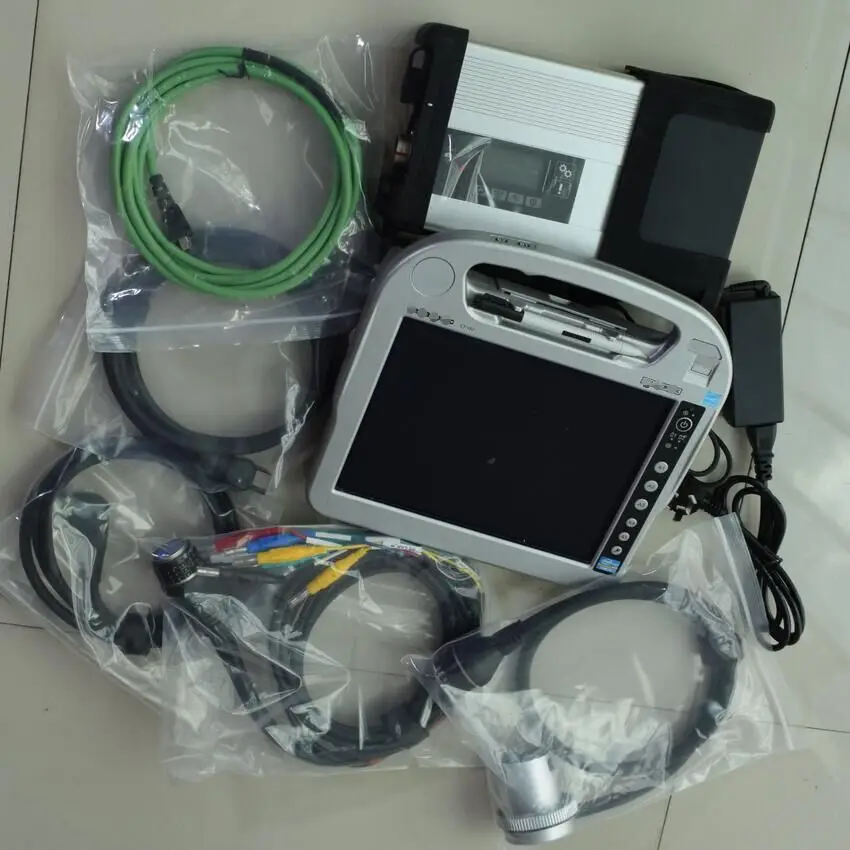 Супер mb star sd c5 connect с новейшим 500 Гб hdd программное обеспечение 2021 03 v в планшет cf h2