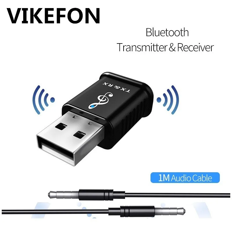 Приемник передатчик Bluetooth 5 0 VIKEFON Аудио Мини 3 мм AUX стерео музыка автомобильный ПК